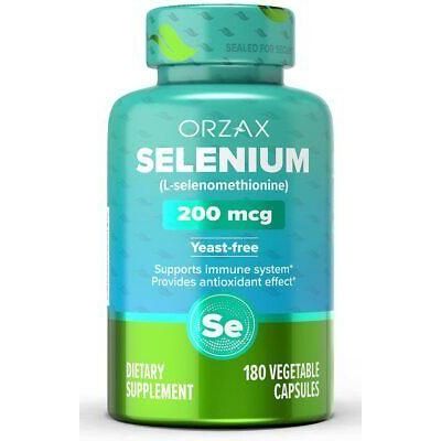 Orzax Selenium 200mcg supports immune system health and provides an antioxidant effect